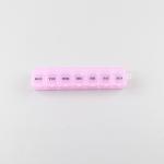 PP Portable Long Plastic Pill Box Pharmacy With Hat Cute Pill Box
