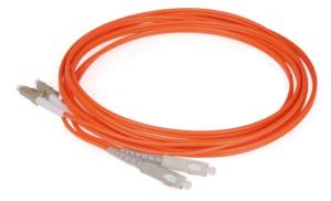 China Multimode Duplex Fiber Optic Patch Cord OM1 OM2 SC APC To SC APC on sale