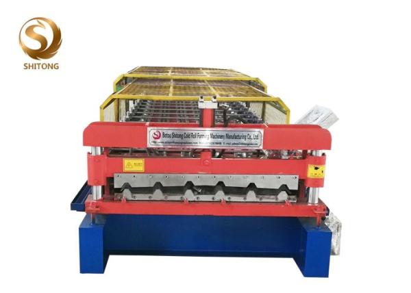 Buy cheap Hot Sell Multiple Profile Iron Color Roof Sheet Metal Roll Forming Machines With Six Ribs from wholesalers