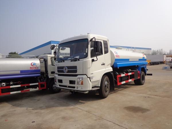 Buy cheap 180hp 15000 Liters Water Bowser Truck , Dongfeng 6 Wheel Portable Water Truck from wholesalers