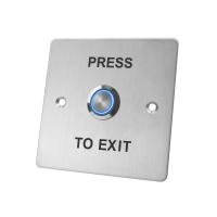 Buy cheap HS851L 86*86mm Thick faceplate 304 Stainless Steel Push Button,Output NO/NC/COM product