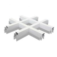 Buy cheap Metal Grid False Aluminum Open Cell Ceiling 100 x 100 Decorative RAL Color product