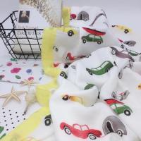 Buy cheap Printed Soft Newborn Blankets Nursing Cover Double Layer Gauze No Fluorescent product