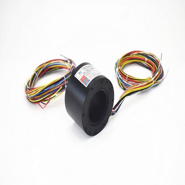 Buy cheap Precious Metal 55mm Through Hole Slip Ring Aluminium Alloy Housing from wholesalers
