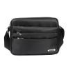Buy cheap Black Shoulder Messenger Bag Multi Pocket Crossbody Bag Casual Nylon from wholesalers
