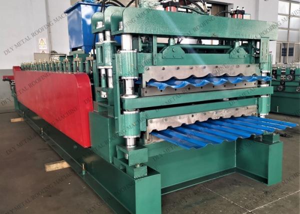 Buy cheap 50Hz Double Layer Roll Forming Machine 7500Mm Metal Roofing Forming Equipment from wholesalers