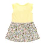 Girls Cotton Short Sleeved Dress Unicorn Pattern Dress Summer Children'S