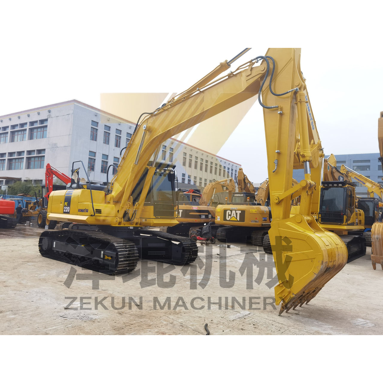 Used 22 Ton Komatsu 220 PC220 Excavator with 1M³ Bucket Capacity and 1050 Working Hours