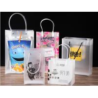 Buy cheap Pp handbags custom transparent clothing plastic bags pvc advertising cosmetics product