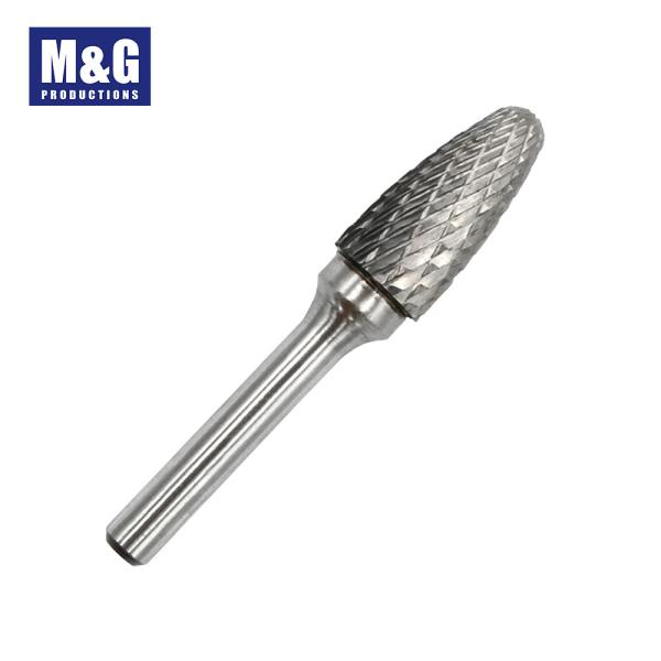 Buy cheap Dia 3mm - 16mm Hss End Mill Tungsten Carbide Burr Arc Cylinder With Ball Top from wholesalers