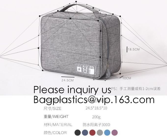 Oxford fabric, Use of portable, waterproof wear resistance, high elasticity,Cosmetic Bag, Travel Bag, Wash Bag,Toiletrie