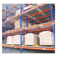 Buy cheap Pallet Flow Racking for FIFO Storage of 300-1500kgs/pallet in Blue/Orange/Yellow product