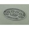 Buy cheap Customized 2D Souvenir Badges Standard Antique Silver Die Casting Metal Badge from wholesalers