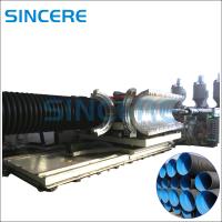 Buy cheap PE Corrugated Sewage Conduit Pipe Culvert Making Machine Extrusion Line product