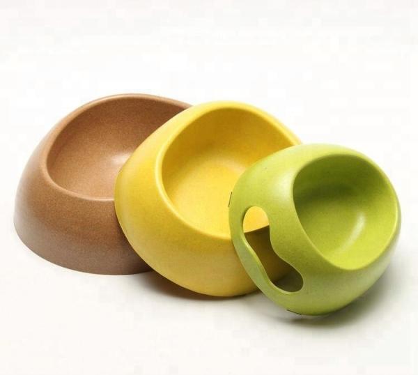 Buy cheap Biodegradable Bamboo Pet Bowl Feeders Environment Friendly Unique Design from wholesalers