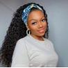 Buy cheap Silk Scarf 10A Headband Hair Wig Glueless Human Hair Wigs Deep Wave from wholesalers