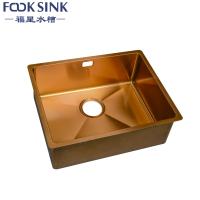 Buy cheap Rose Gold SUS304 PVD Stainless Steel Sink 457mm*381*254mm product