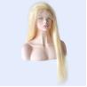 Buy cheap 613 Blonde Color Silky Straight Full Lace Human Hair Wigs For Beautiful Ladys from wholesalers