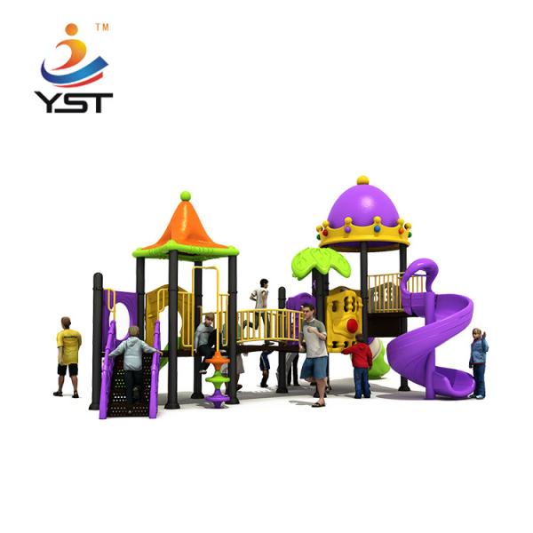 Buy cheap Preschool Galvanized Steel Kids Playground Slide PVC Coated from wholesalers