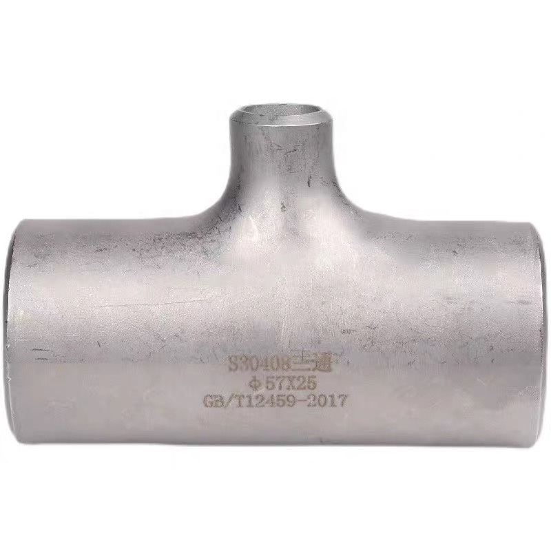 304 316 316L Stainless Steel Straight Tee Forged Sch40 Pipe Fitting Elbow for General