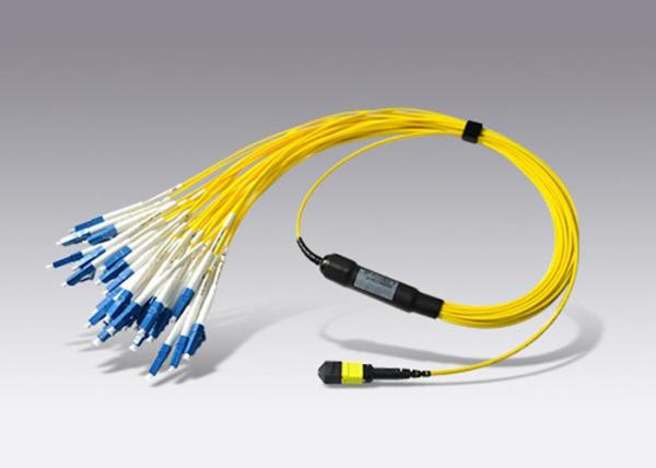 Buy cheap Single Mode 48 Core LSZH MPO Fiber Optic Cable Assemblies from wholesalers