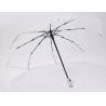 Buy cheap Custom Logo Transparent 3 Folding POE Umbrella 23 Inchx8K from wholesalers