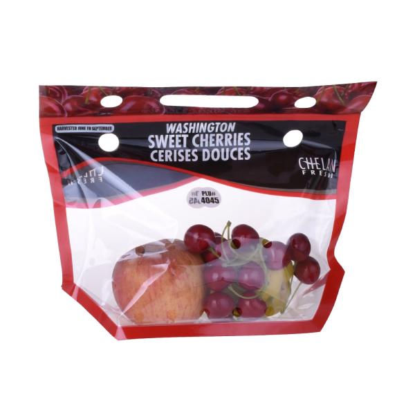 Printing OPP Zipper Food Grade Plastic Packaging Bags for For Fresh Fruit and