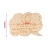 Buy cheap Cloud shaped Baby Monthly Milestone Cards Wooden Printed Milestone Discs for Baby Newborn Gifts-customized design accept from wholesalers