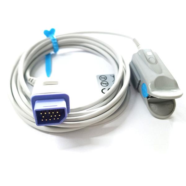 Buy cheap Nihon Kohden Monitor Medical Spo2 Sensor 14pin Purple Connector from wholesalers