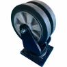Buy cheap 2 Ton AGV Industry Rubber Caster Wheels Heavy Duty Twin Wheel Swivel Casters from wholesalers