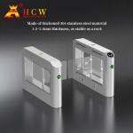 HCW Face Recognition Swing Barrier Turnstile Entry Systems 30-45 Person / Min