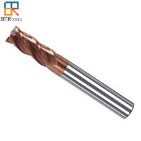 Buy cheap Wholesales AlSiN Coating HRC55 4Flute Square Solid Carbide End Mill Cutter product