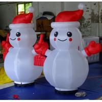 Buy cheap Safety Christmas Inflatable Fan Outlet Diameter 46CM Inflatable Lighting product
