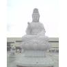 Buy cheap Chinese Guanshi Yin Buddha White Carved Sitting Buddha Statue from wholesalers