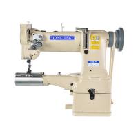 Buy cheap 28mm Large Bobbin 220V Genuine Leather Double Needle Sewing Machine product