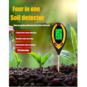 Buy cheap Probe Length 7.7inch 4 In 1 Soil PH Meter Soil Testing Equipment High Accuracy from wholesalers