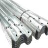Buy cheap Roadway Metal Guard Rail Anti Collision Galvanized Steel W Beam Crash Barrier from wholesalers