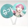 Buy cheap Customized Lenticular 3D Animation Korea KPOP Idol Flip 3d Hand Fan Transparent Fabric Hand Fan For Gifts Set from wholesalers