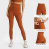 Buy cheap High Waist Nude Yoga Training Capri Pants With Hidden Side Pockets from wholesalers