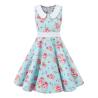 Buy cheap Girls Show Skirt Polka Dot Flower Doll Collar Retro Summer Children'S Clothing from wholesalers