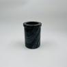 Buy cheap Nature Ash Wood Grain Marble Bathroom Parts Accessories Round Shape Soap Dispenser Bottle from wholesalers
