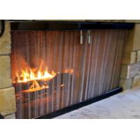 Buy cheap Customized Metal Chain Drapes Fireplace Wire Mesh Curtain 6x6mm product