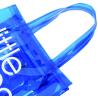 Buy cheap Clear PVC Clear Tote Bag , Logo Printing Custom Blue PVC Travel Bag from wholesalers