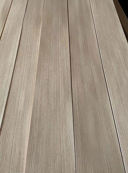 Buy cheap Engineered Red Oak Wood Veneer 0.45mm Thickness Crown Cut ISO9001 from wholesalers