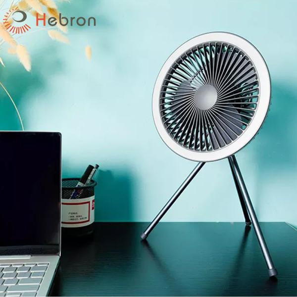 Buy cheap Household / Outdoor Tripod Pedestal Fan 2-6 Hours Working Time With LED Lighting from wholesalers