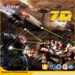 Hydraulic / Electronic System 7d Motion Ride Simulator 7d Cinema With 4d Motion