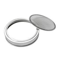 Buy cheap Metal Mesh Sprouting Jar Lids 304 SS Stainless Steel Sprouting Lids 86mm product