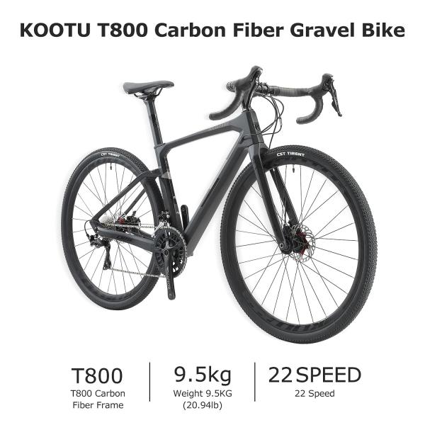 Buy cheap KOOTU Carbon Gravel Bike With Shimano 105 Groupset from wholesalers