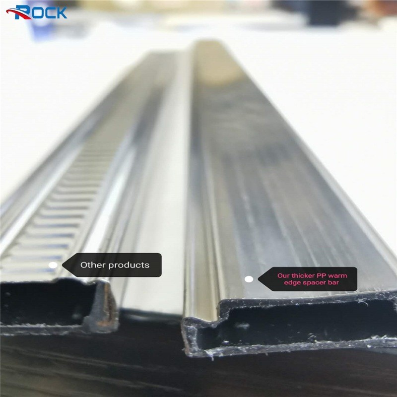 Even Surface Warm Edge Spacer Bar No Deformation Insulated Glass Spacer