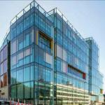 Sound Insulation Unitized Aluminum Curtain Wall 6mm To 12mm Thick